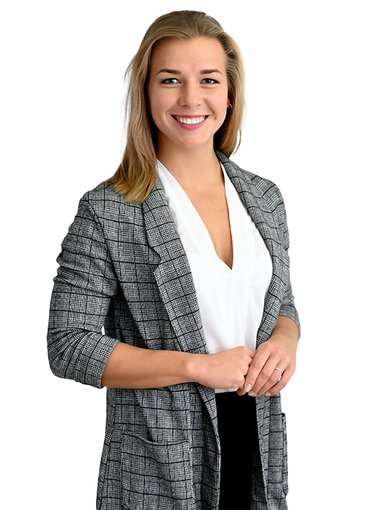 Smiling business lady