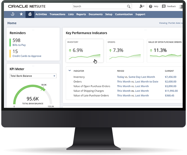 NetSuite SuiteAnalytics desktop