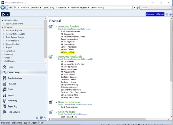 Fig 6 - Vendor History 2