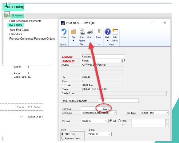Microsoft Dynamics GP Year-End Close: AP & 1099 Processing
