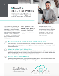 Cloud Services info sheet