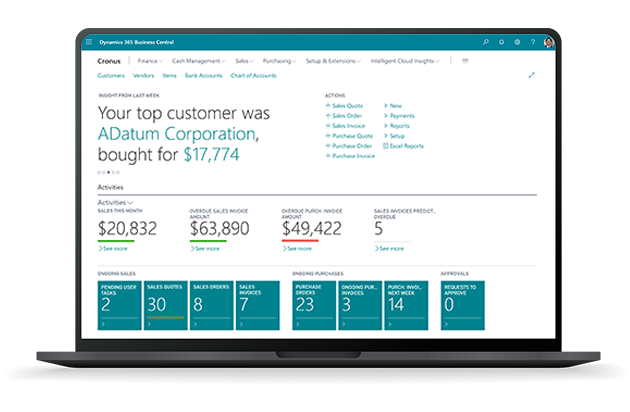 microsoft dynamics 365 business central