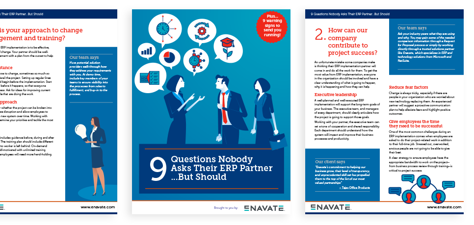 9 Questions Nobody Asks Their ERP Partner...But Should pages