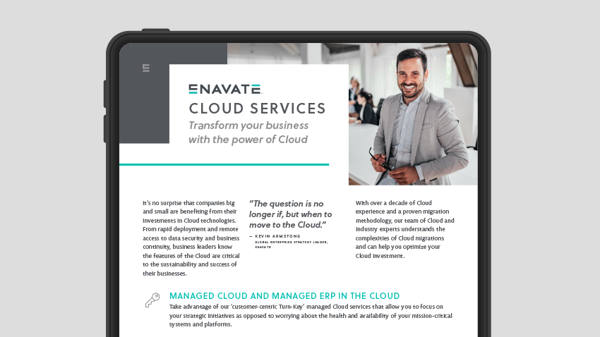 Enavate Cloud Services