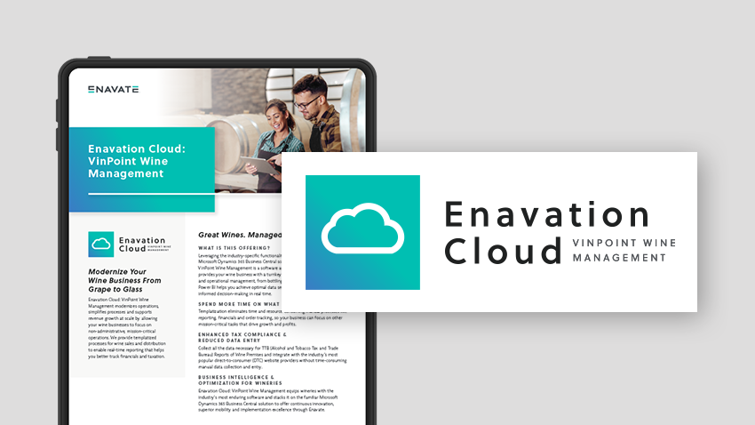 Enavation Cloud: VinPoint Wine Management