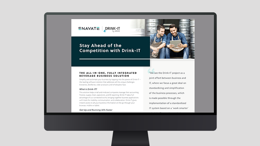 Stay Ahead of the Competition With Drink-IT