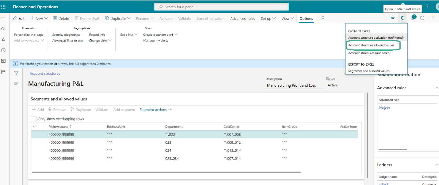 click Account Structure Allowed Values - fig 1