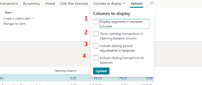 columns to adjust - fig 7