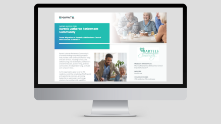 Bartels Retirement Community Migrates from GP to Dynamics 365 BC with Minimal Downtime