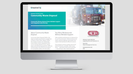 Community Waste Disposal Gains Reliable Support and Integration with Enavate