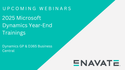 2025 Microsoft Dynamics Year-End Trainings