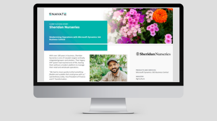 Sheridan Nurseries Modernizes Business Operations with Dynamics 365 Business Central