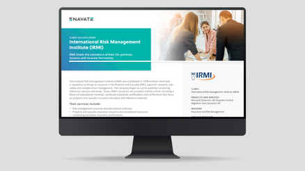 IRMI Sheds the Limitations of their On-premises Systems with Enavate Partnership